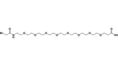 95% Pure Pegylation Reagent Peg Amino Acid Bromoacetamido - PEG8 - Acid